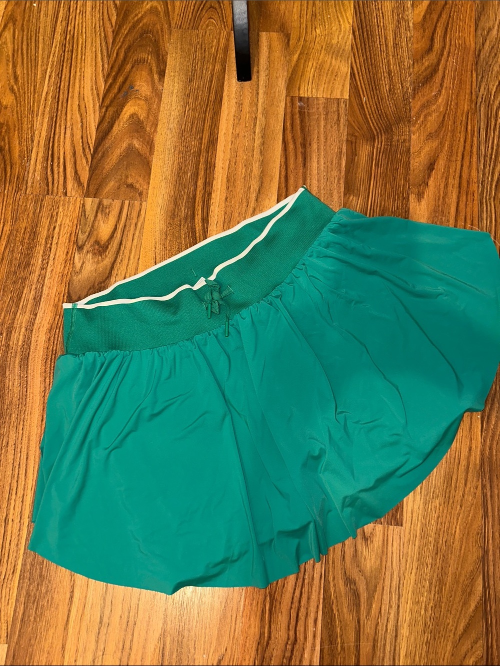 all in motion Green Skater Athletic Workout Mini Skirt with Shorts / Skort